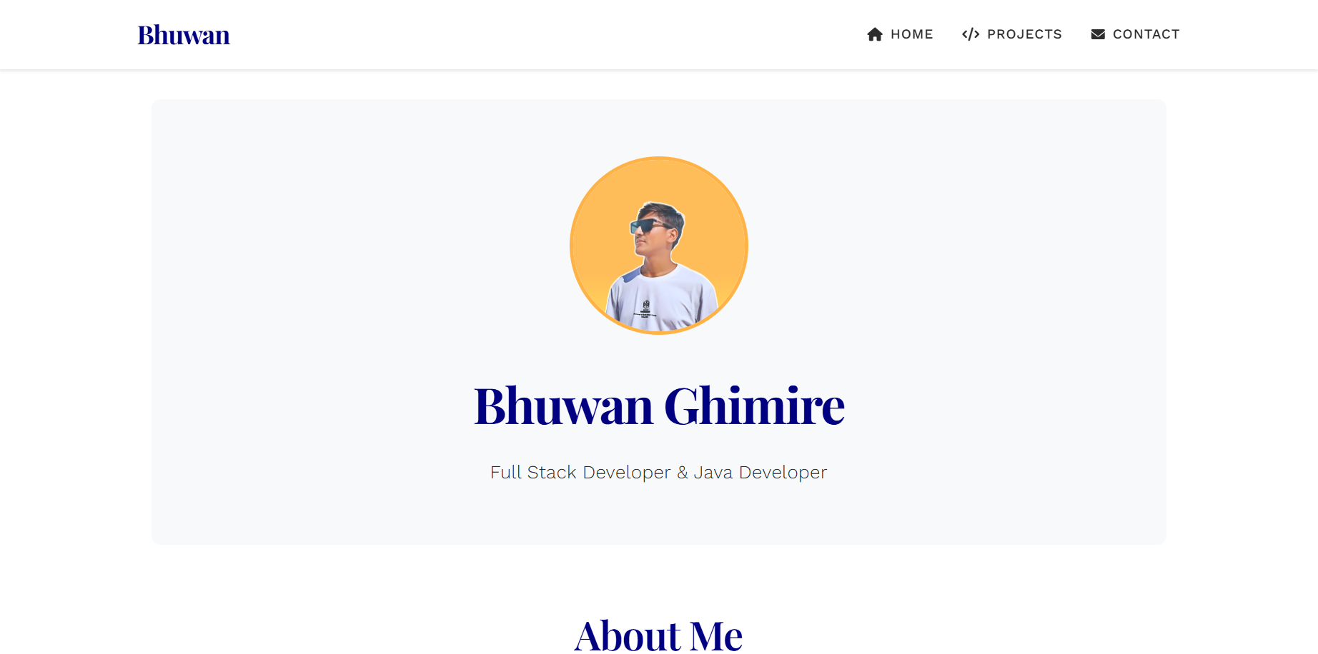 Personal Portfolio Website